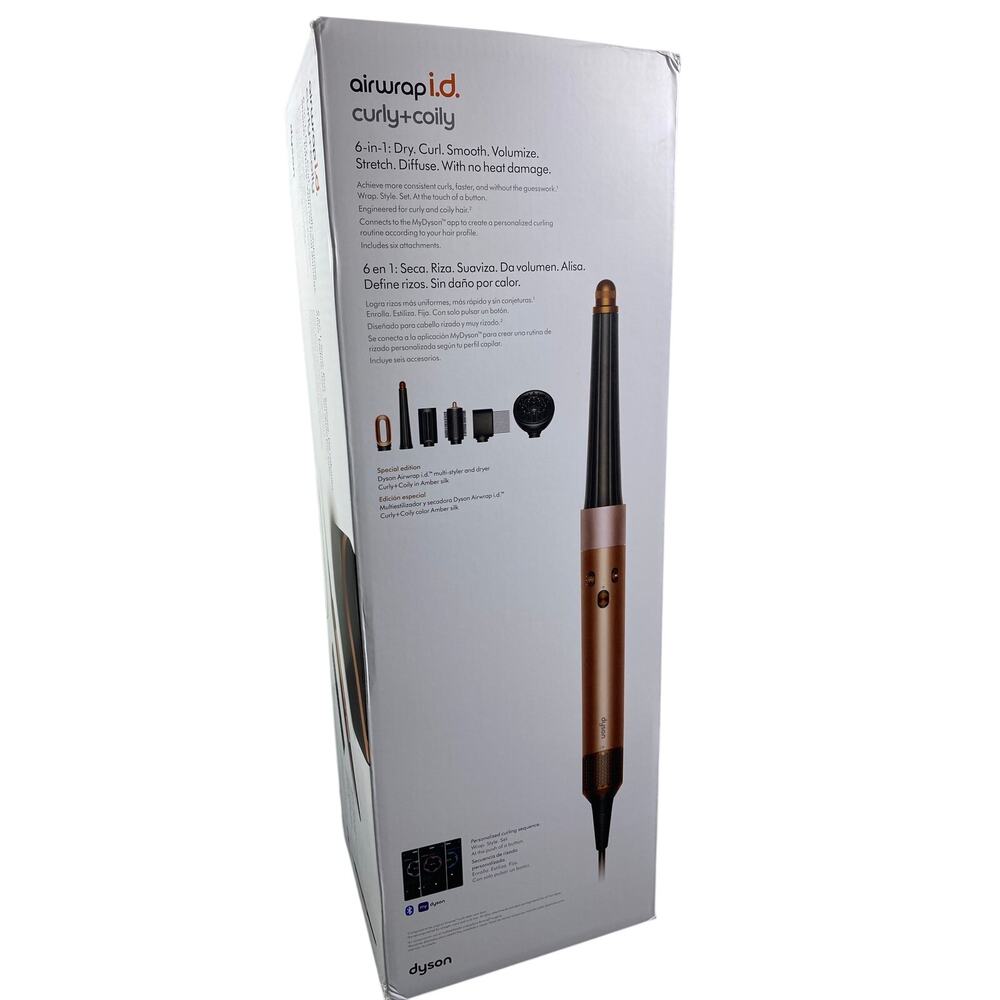 Dyson Airwrap ID Straight Wavy Ceramic Pink/Rose Gold New Open Box
